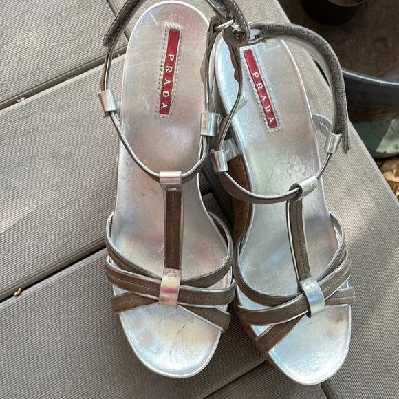 Prada wedges size 7.5 - Picture 4 of 12